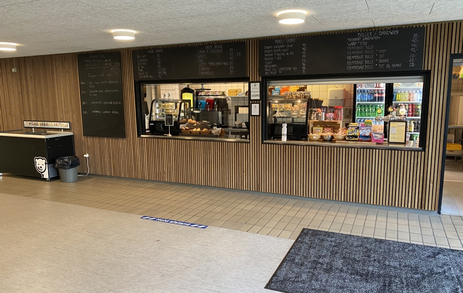 Billedet viser Den Blå Café