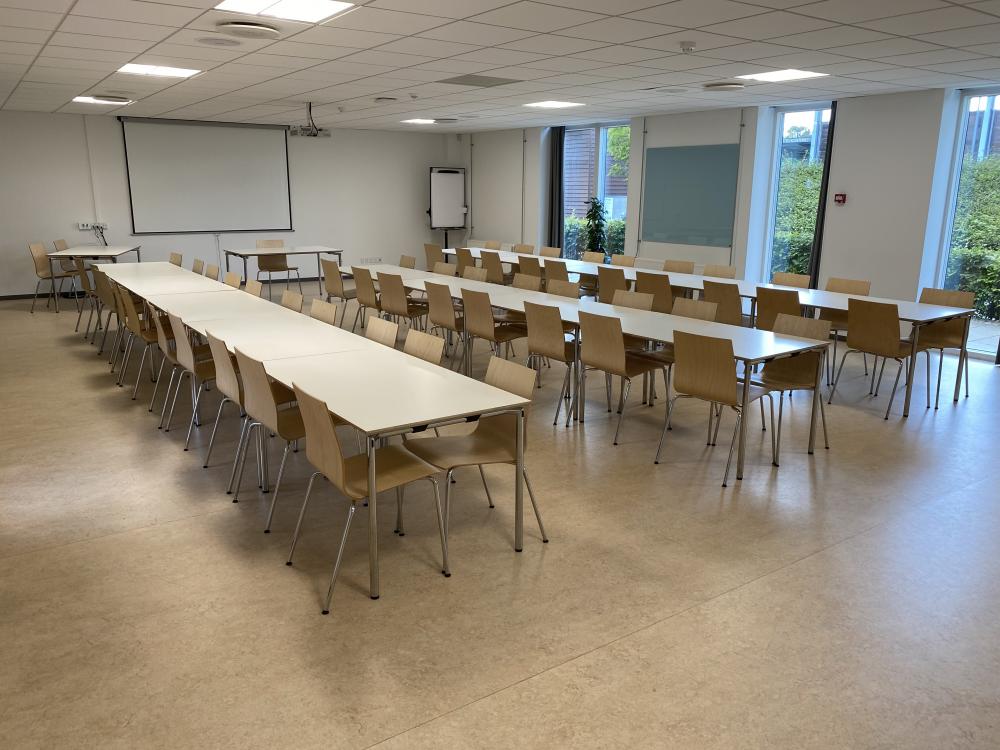 Billedet viser mødelokale 1 i Lyngby Idrætsby